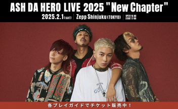 2月1日(土)開催 ASH DA HEROのLIVEに伊藤昌弘（Argonavis Vo